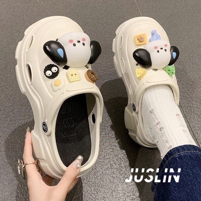 JUSLIN dép dép nữ dép bánh mì nữ dép bánh mì nữ 2023 NEW 060209