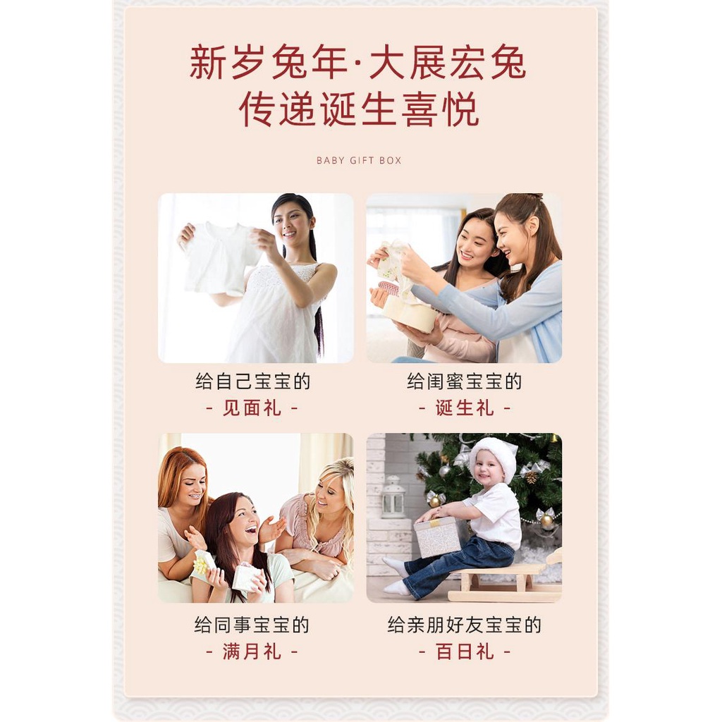 Hộp Quà Tặng Toàn Diện Dễ Thương Cho Bé Sơ Sinh
