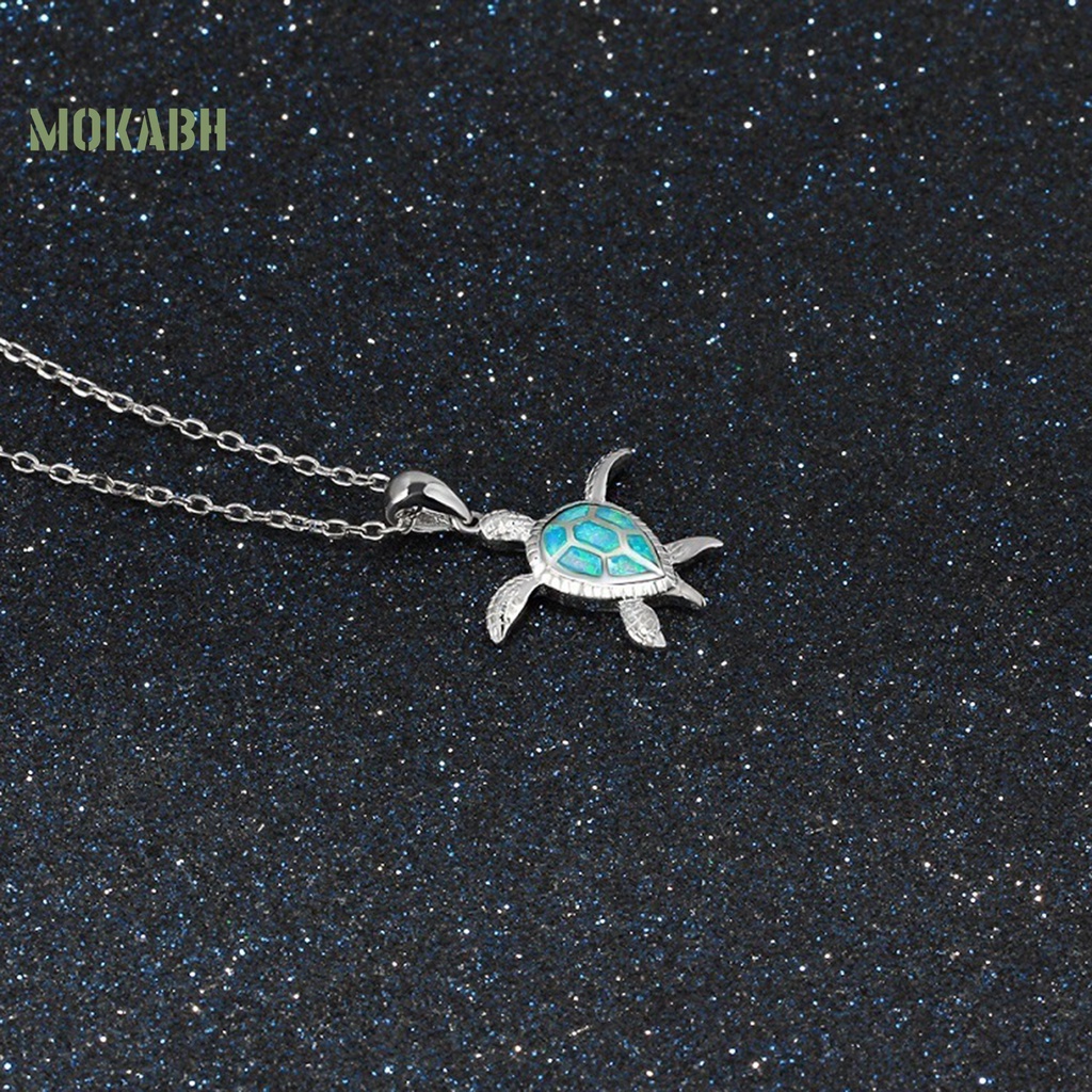 Set 3 Vòng cổ + Bông Tai Đính Đá Opal Lấp Lánh Dễ Thương