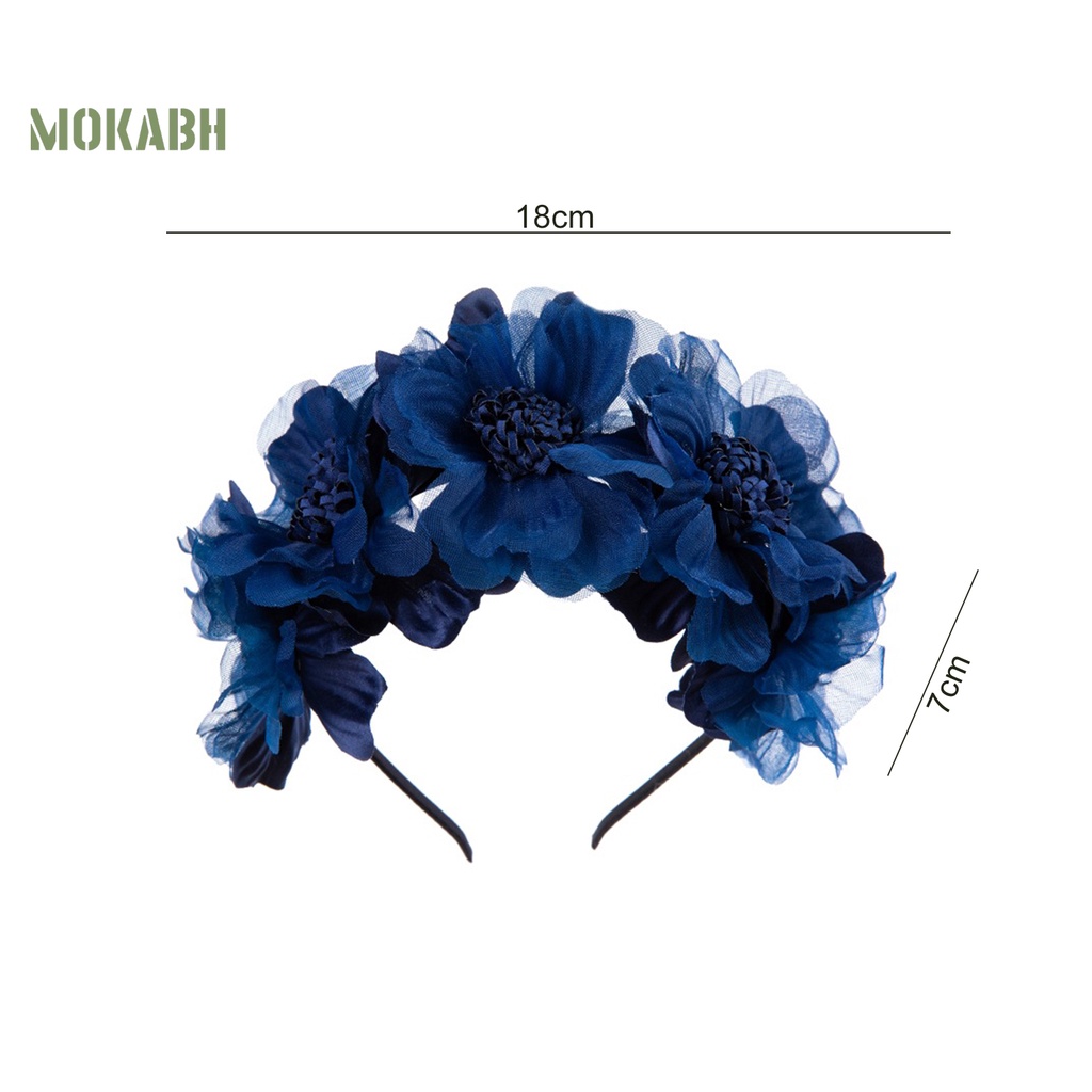 Băng Đô Hoa Co Giãn Dễ Thương Cho Bé Gái