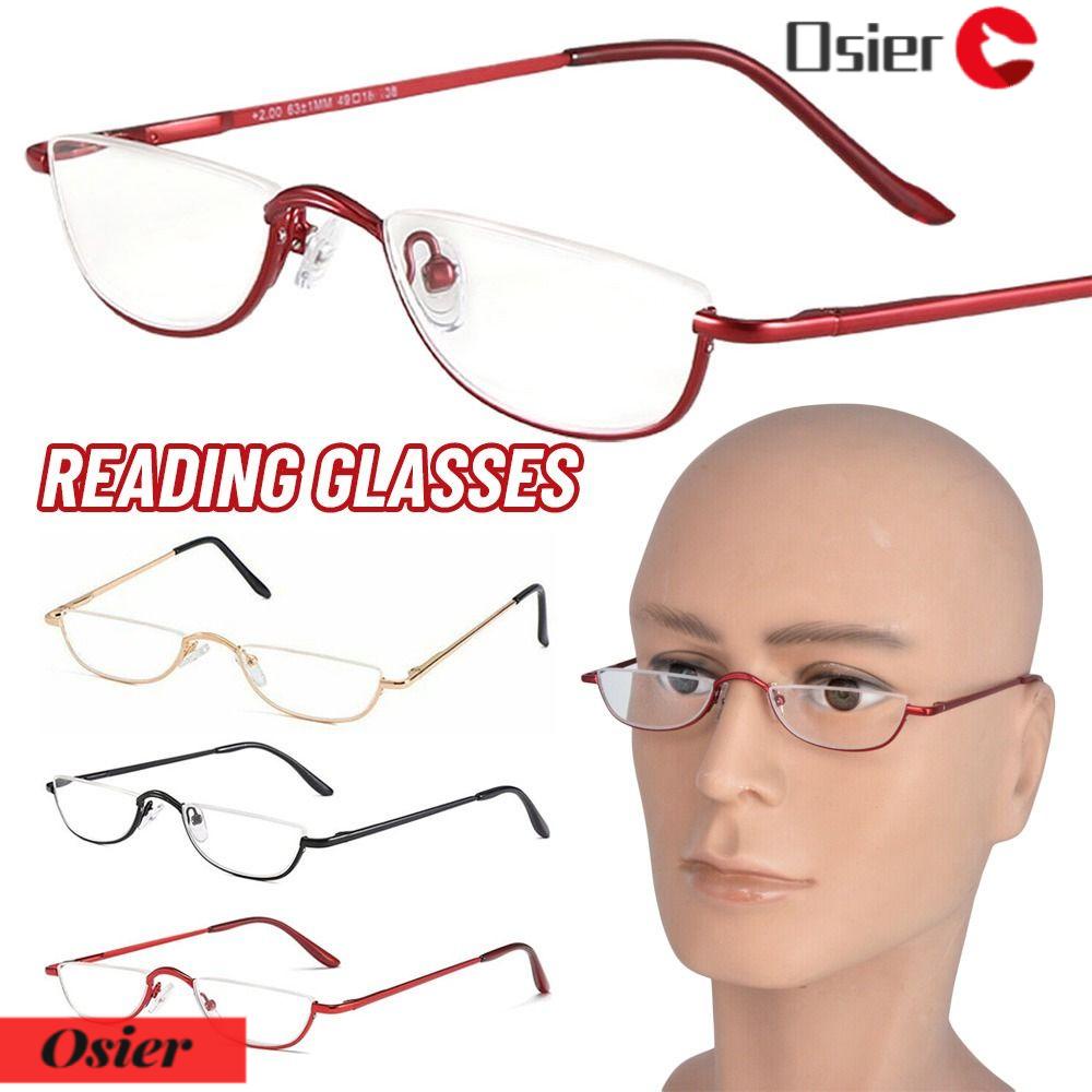 Mắt Kính Đọc Sách Nửa Gọng Nhựa Siêu Nhẹ Thời Trang Mới OSIER1