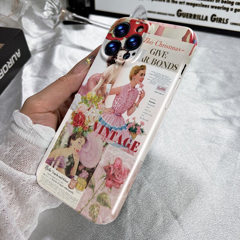 Ốp Điện Thoại In Hình Tạp Chí VNIV Cổ Điển Cho Apple / iphone14 13 Xs Xr Promax 1211