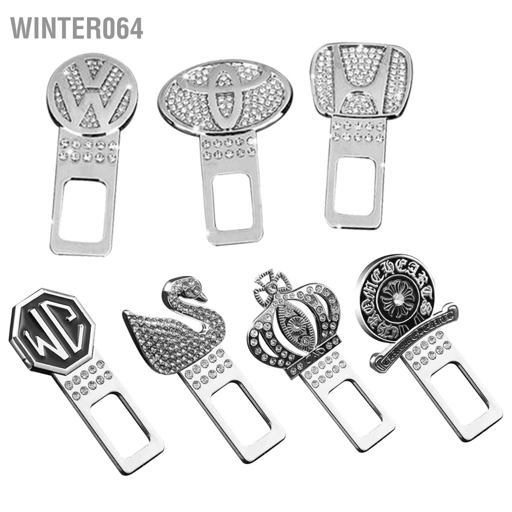 Winter064 Kẹp dây an toàn Thạch nhỏ gọn Di động thoải mái Bộ điều chỉnh cho xe hơi