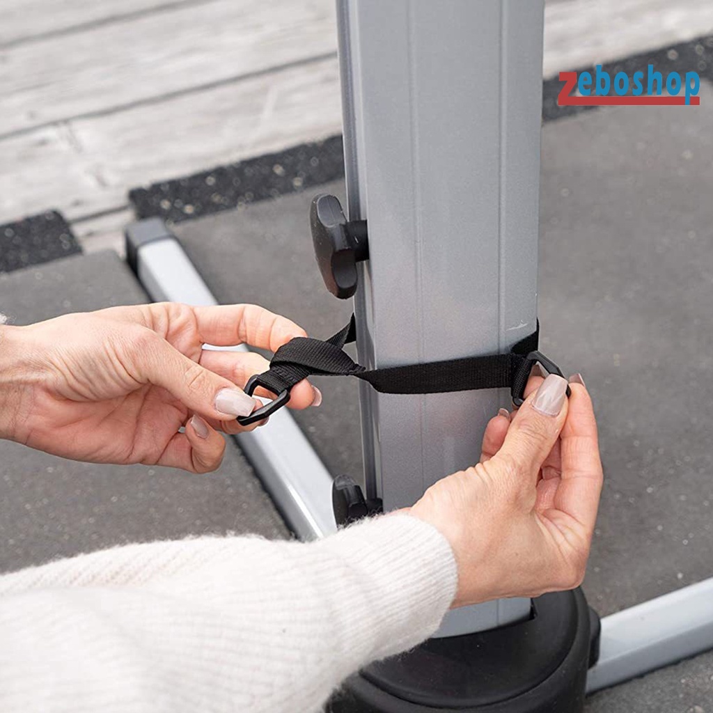 1 Bộ Dây Đai Cố Định Parasol Cố Định Gọn Nhẹ Chịu Được Mài Mòn Thông Dụng Dễ Lắp Đặt