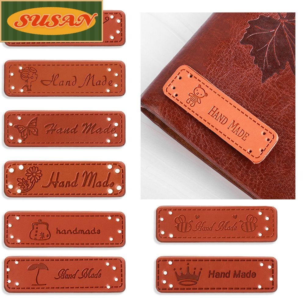 Bộ 10 Thẻ Tên Bằng Da PU