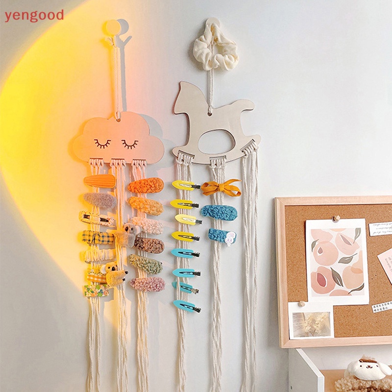 (YGD) Giá Đỡ Kẹp Tóc / Kẹp Tóc Hình Đám Mây Phong Cách Bắc Âu Cho Bé Gái