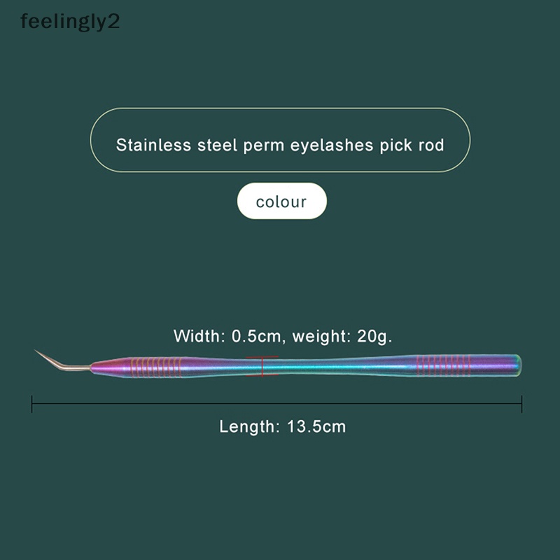 Que Vệ Sinh Lông Mi 2 Trong 1 Bằng Thép Không Gỉ Tiện Dụng