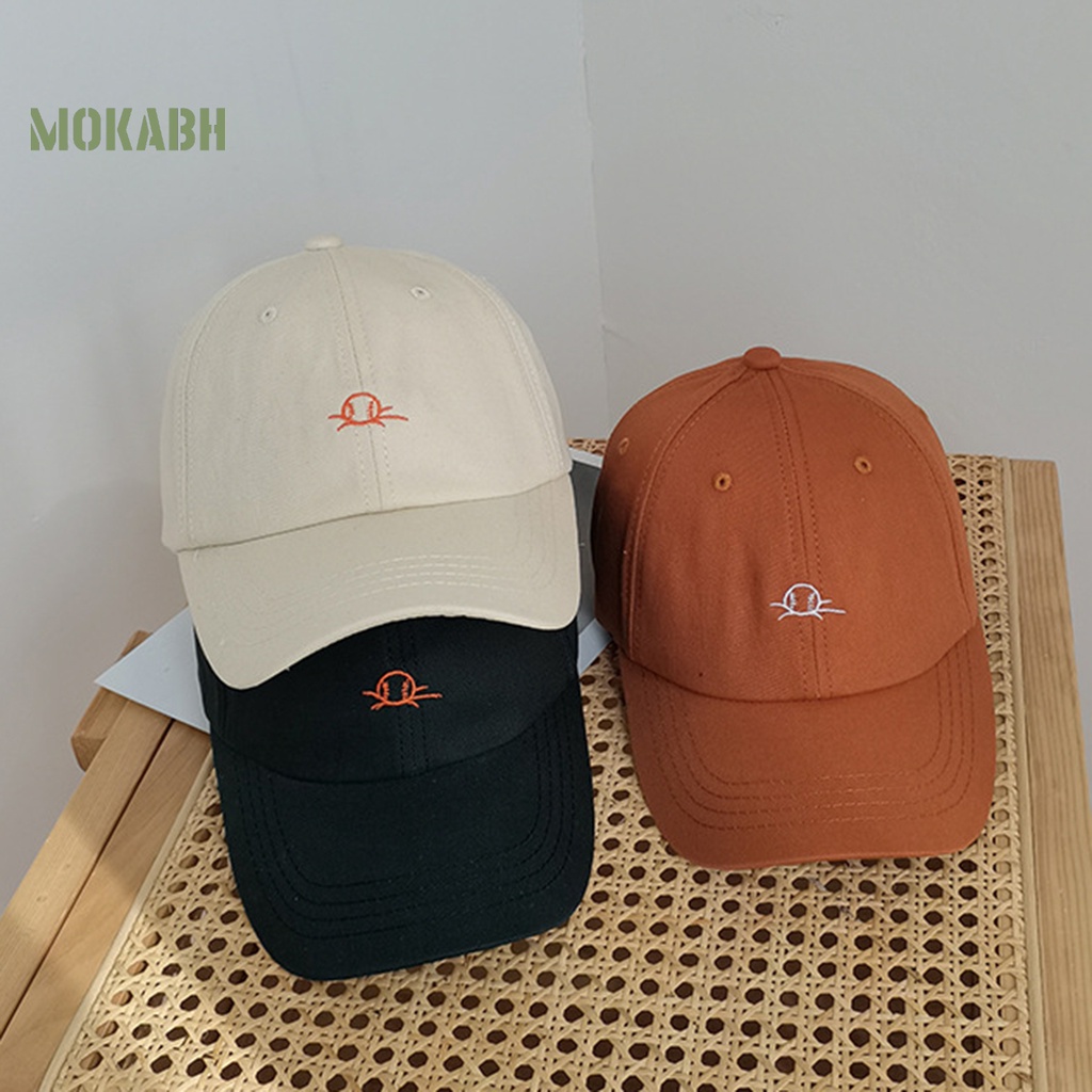 Mũ Lưỡi Trai Cotton Nhiều Màu Sắc Có Dây Đeo Điều Chỉnh Được Dành Cho Nữ