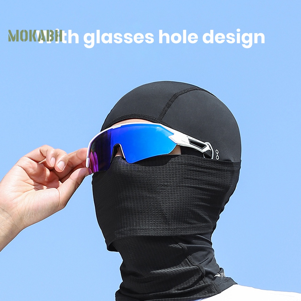 Khăn Trùm Đầu Mềm Mại Thoáng Khí Chống Tia UV Chống Bụi Bảo Vệ Toàn Diện