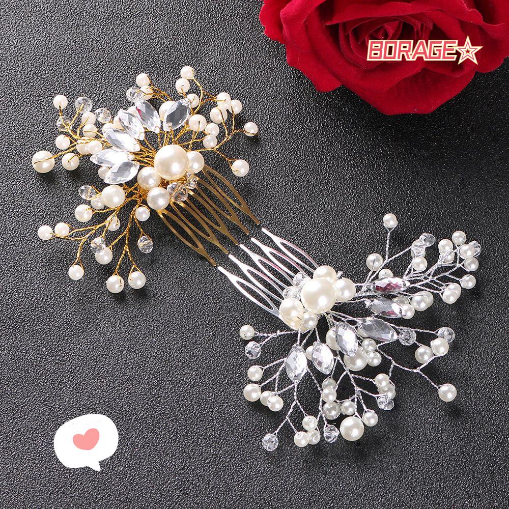 Phụ Kiện Lược Cài Tóc Cho Đám Cưới|Kẹp Tóc Hình Vương Miện