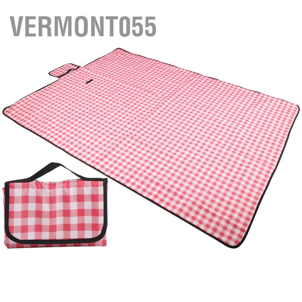 Vermont055 Máy di động ngoài trời Có thể giặt bằng vải Oxford Dã ngoại Pad Moistureproof Dày Bãi biển Ground Mat