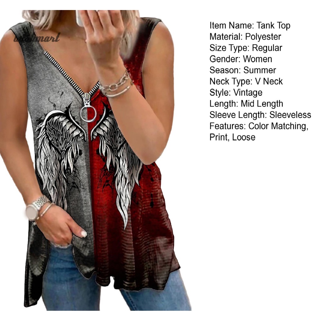 Áo Không Tay Cổ Chữ V Thời Trang Mùa Hè Dành Cho Nữ