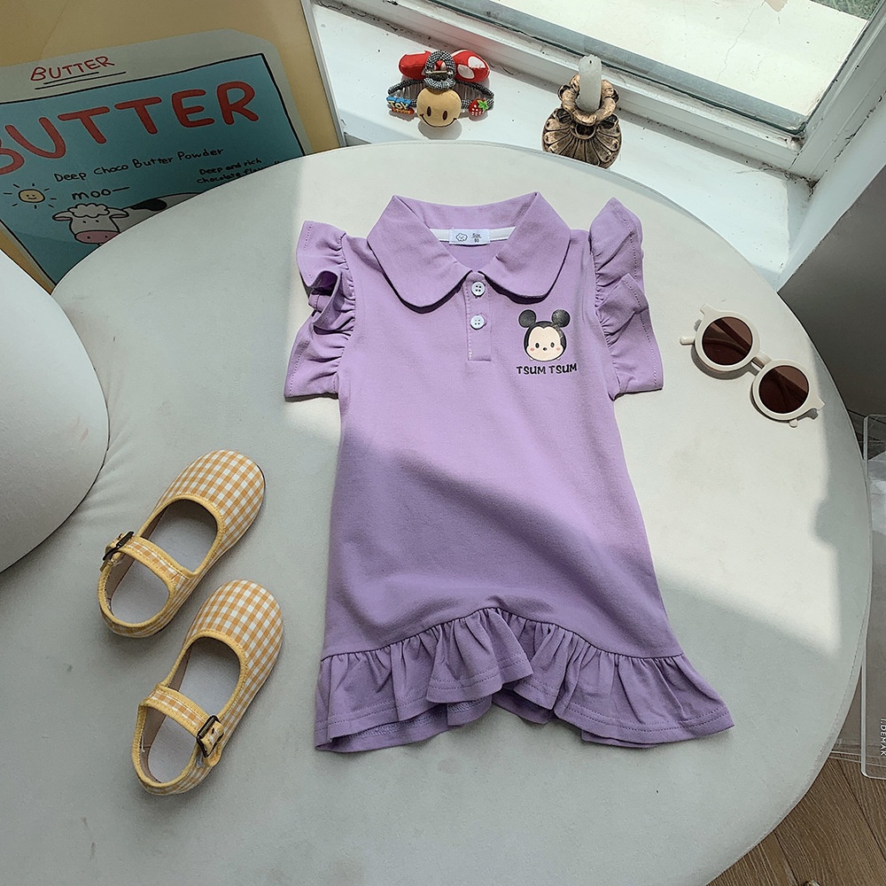 Đầm Công Chúa Mùa Hè Phong Cách Mới Cho Bé Gái