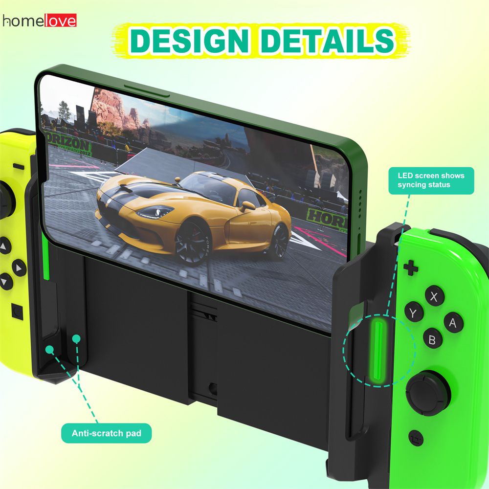Trò chơi phụ kiện chủ clampfor NS OLED niềm vui pad điều khiển trò chơi phụ kiện chủ kẹp cho Iphone Android systemmobile điện thoại Gamepad khung Clip homelove
