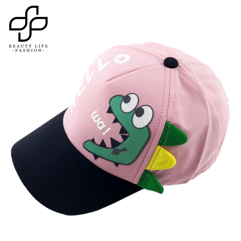 Nón Lưỡi Trai Thoáng Khí In Họa Tiết Khủng Long Bảo Vệ Cho Bé