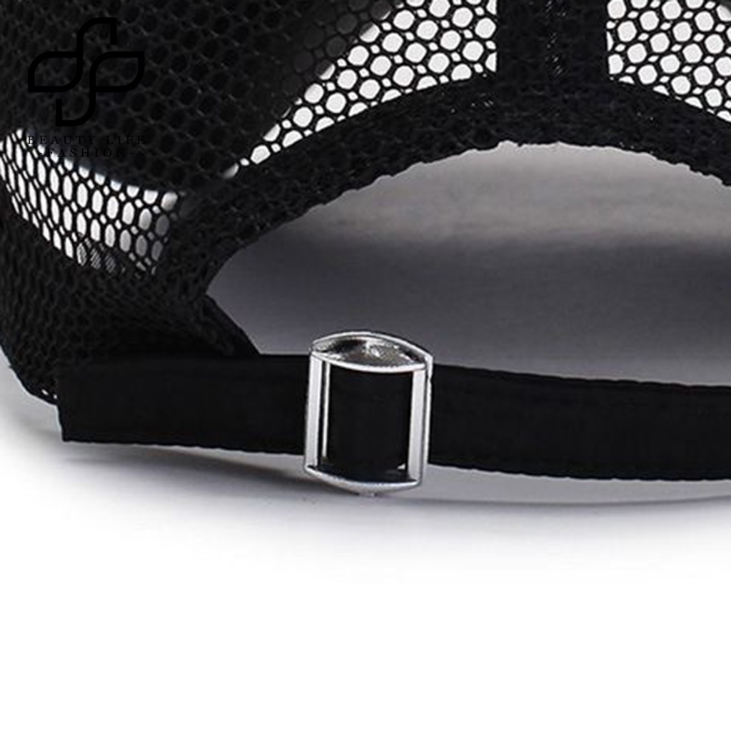 Mũ Lưỡi Trai Phối Lưới Thêu Chữ Beautylife Thời Trang