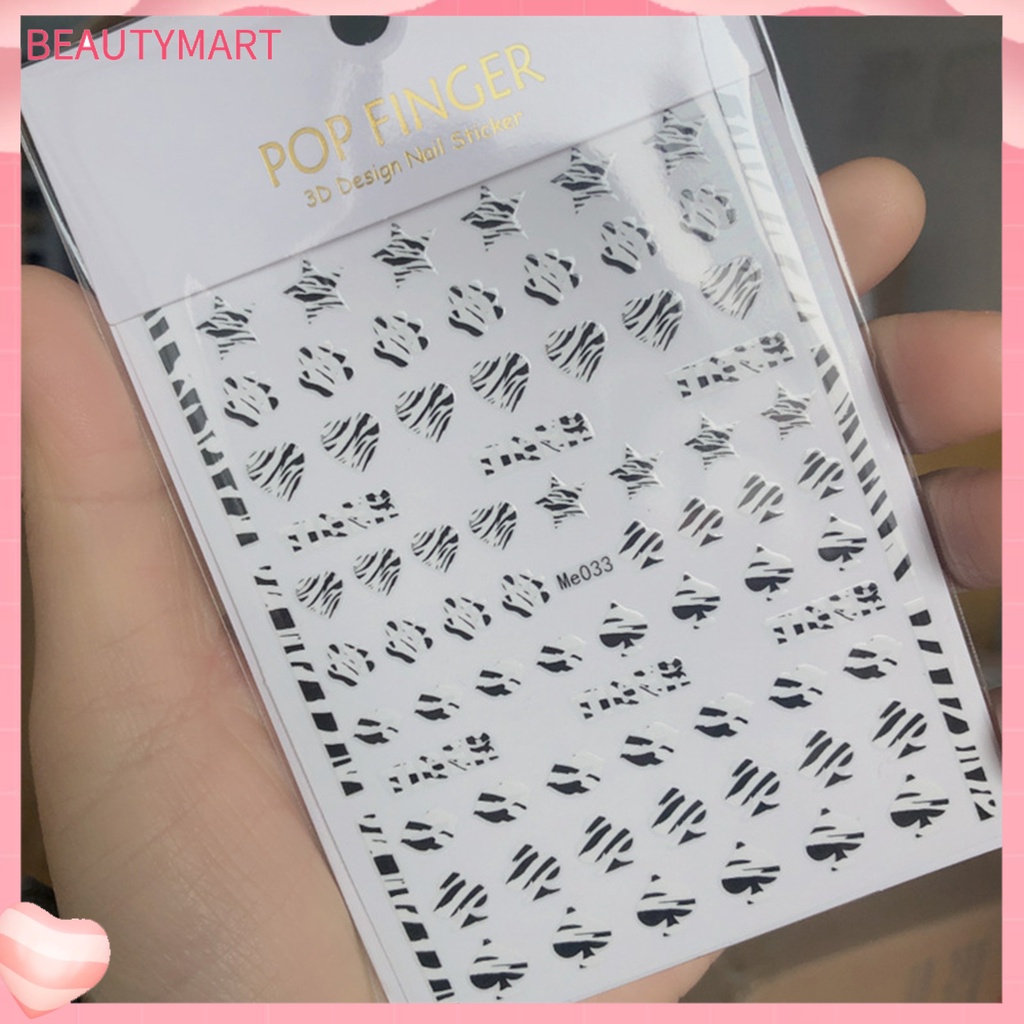 Miếng Dán Trang Trí Móng Tay Siêu Mỏng Họa Tiết Hoạt Hình Màu Nước