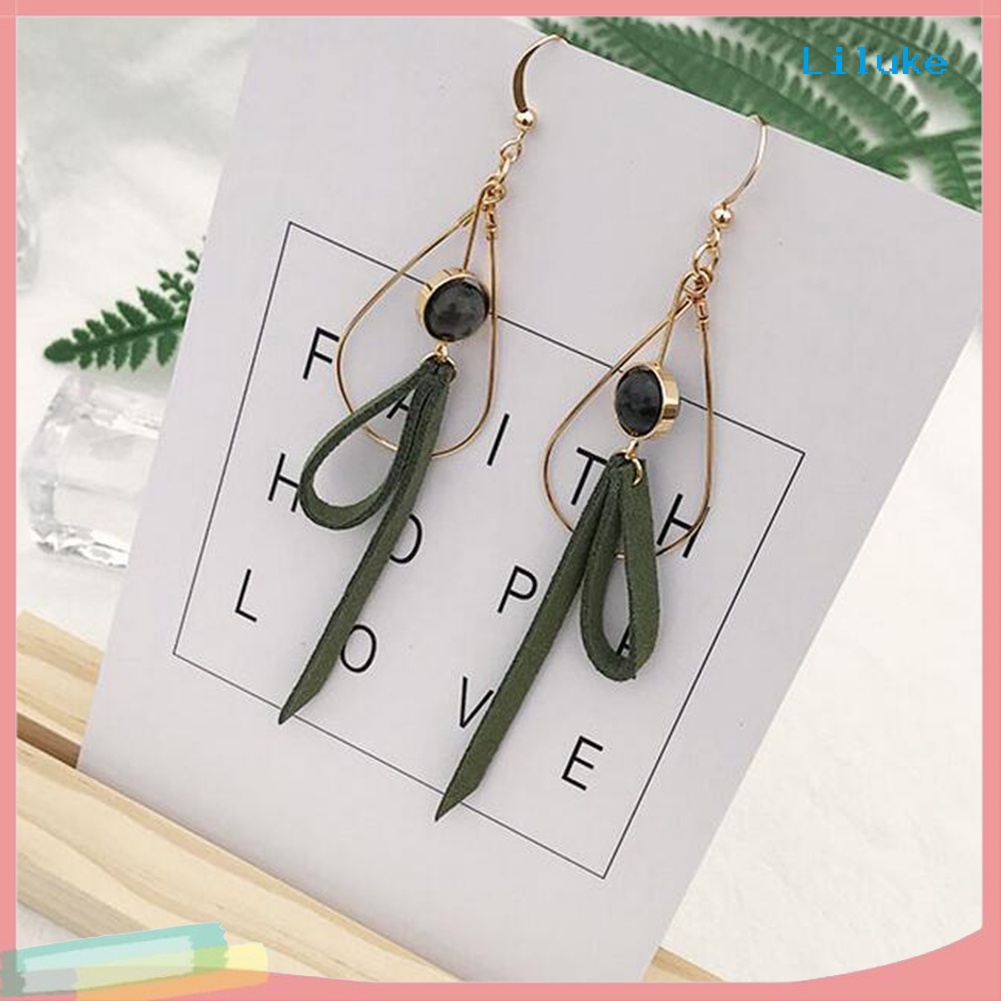 Đôi Khuyên Tai DàI PhốI Nơ ThờI Trang Cho Nữ