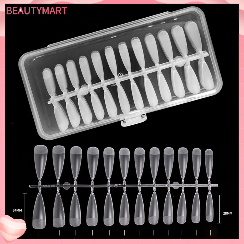 Hộp 240 Phụ Kiện Trang Trí Móng Tay Trong Suốt Siêu Mỏng Tiện Dụng