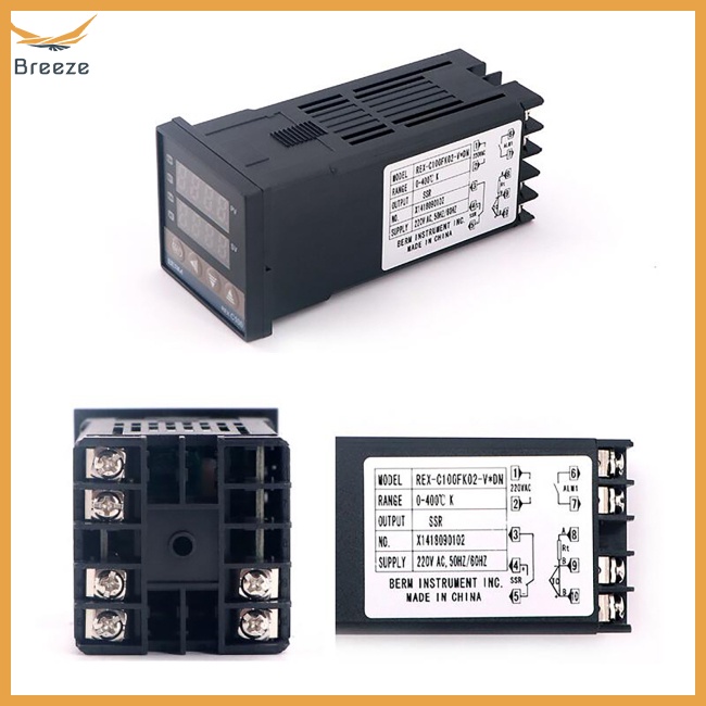 Bộ Điều Khiển Nhiệt Độ Thông Minh REX-C100FK02-V * DN 0-400 Độ