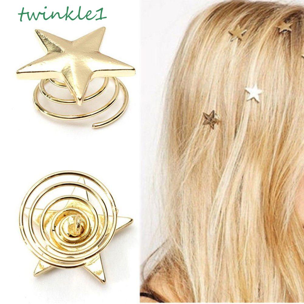 Trâm Cài Tóc Hình Xoắn Ốc Đính Đá Thời Trang Cho Nữ