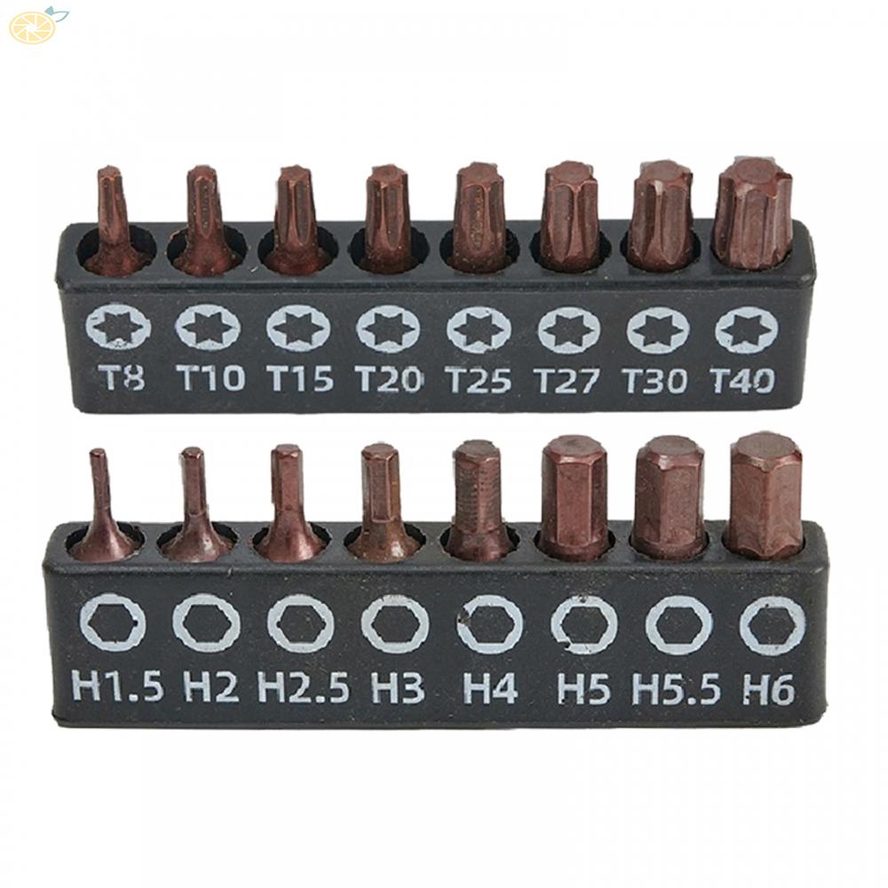 【VARSTR】Screwdriver Bit 100g 16 Pcs/set Accessories Easy To Install High Hardness