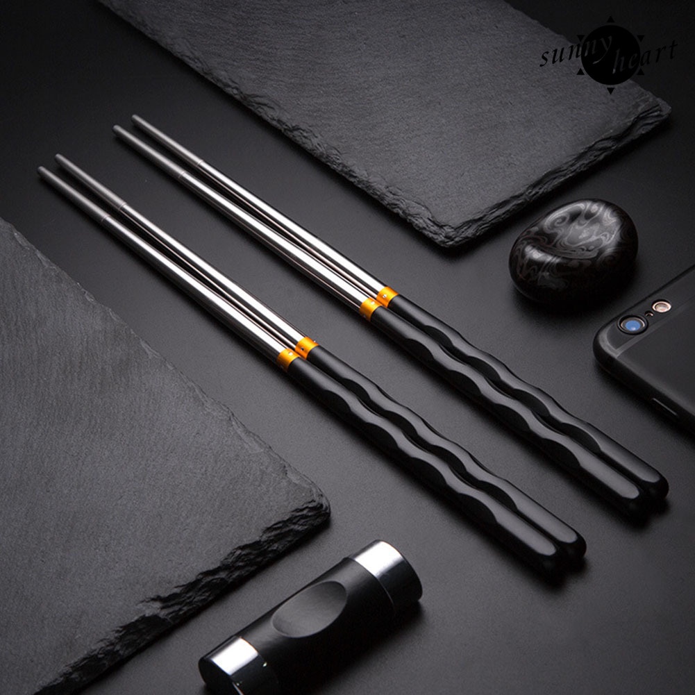 Đũa Chống Trượt Bằng Thép Không Gỉ Phong Cách suno