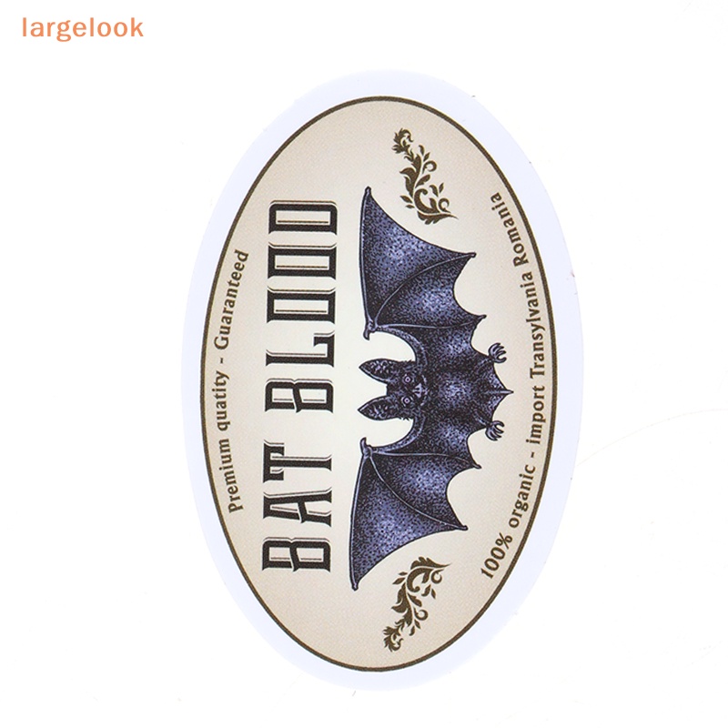 Bộ 50 Miếng Dán Họa Tiết Halloween Kinh Dị Cổ Điển Trang Trí Sổ Tay / Xe Mô Tô DIY