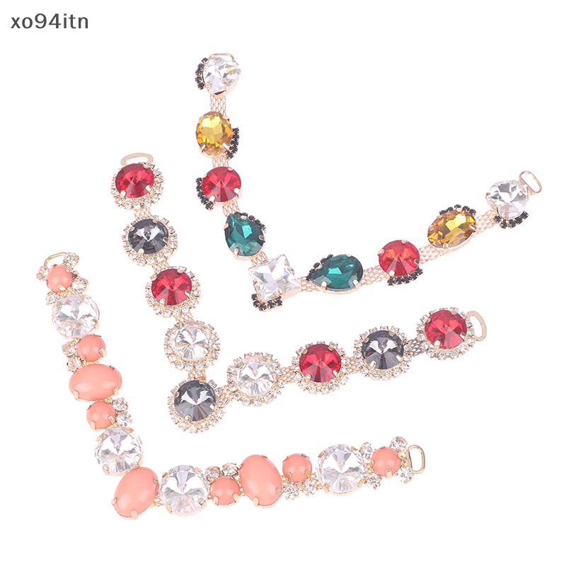 1 Khóa Dây Xích Đính Đá Trang Trí Giày Sandal / Bikini DIY