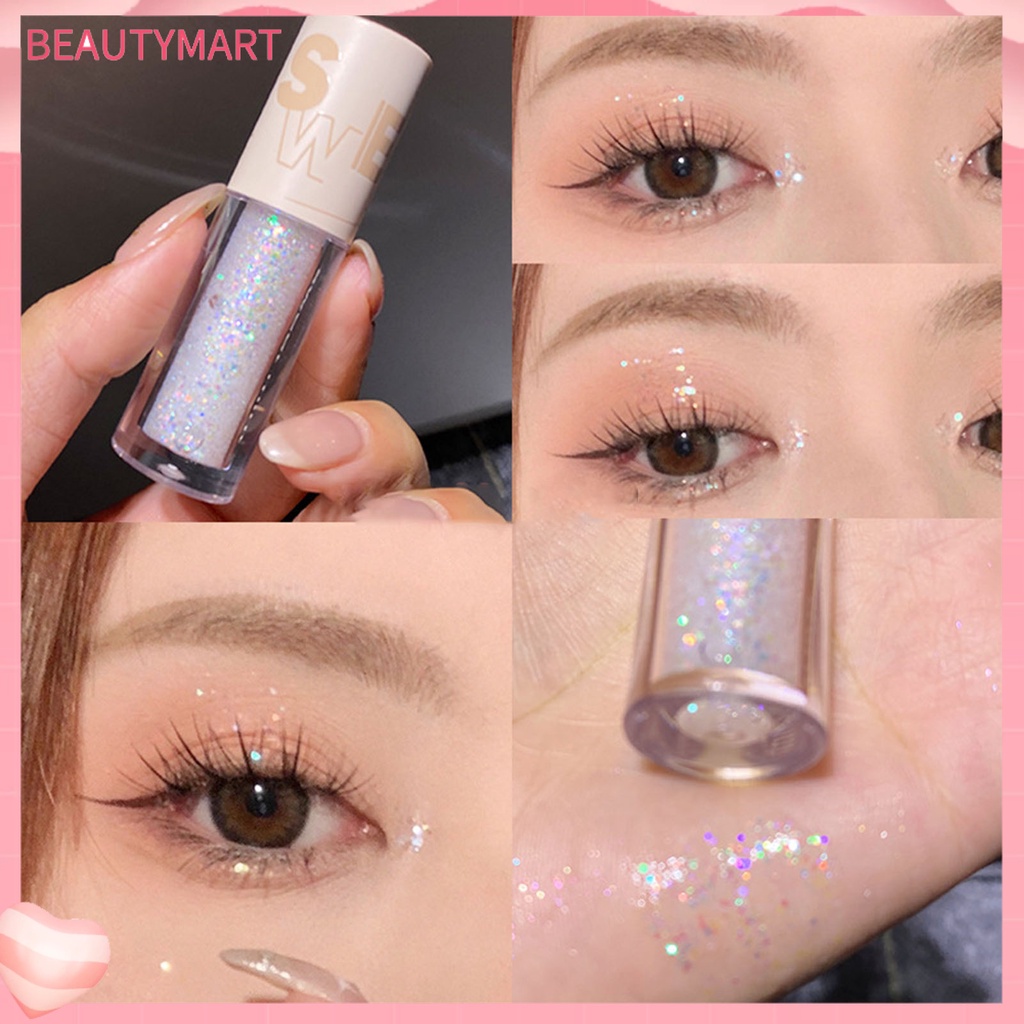 Phấn Mắt Dạng Lỏng beautymart 5g Hiệu Ứng Ánh Kim Dễ Sử Dụng Lâu Trôi Làm Sáng Da