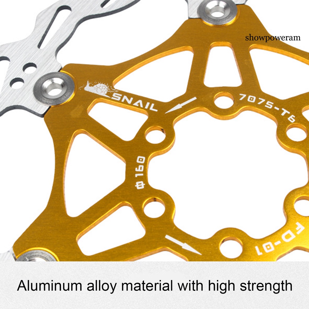 Đĩa Phanh Xe Đạp SP-Bicycle Cách Nhiệt 6 Họa Tiết Bằng Thép Không Gỉ