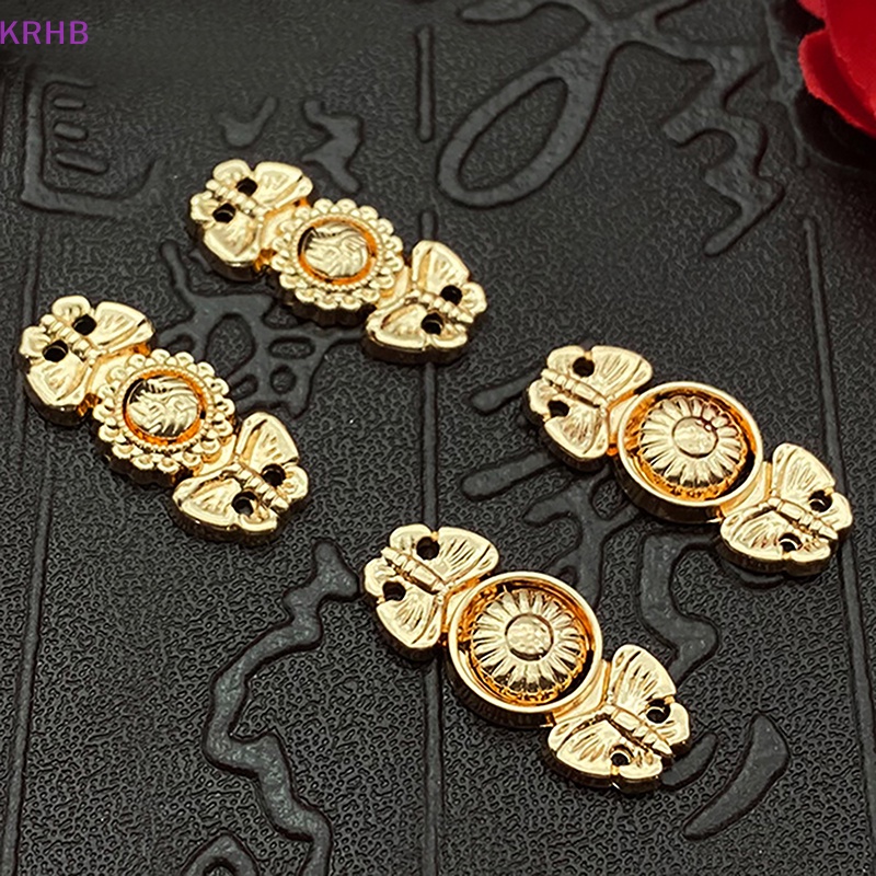 Krhb Thắt Lưng Nút Khóa Bằng Vải May Quần Jean Vô Hình Cổ Điển Có Thể Tháo Rời Khóa Cài Áo Choàng /