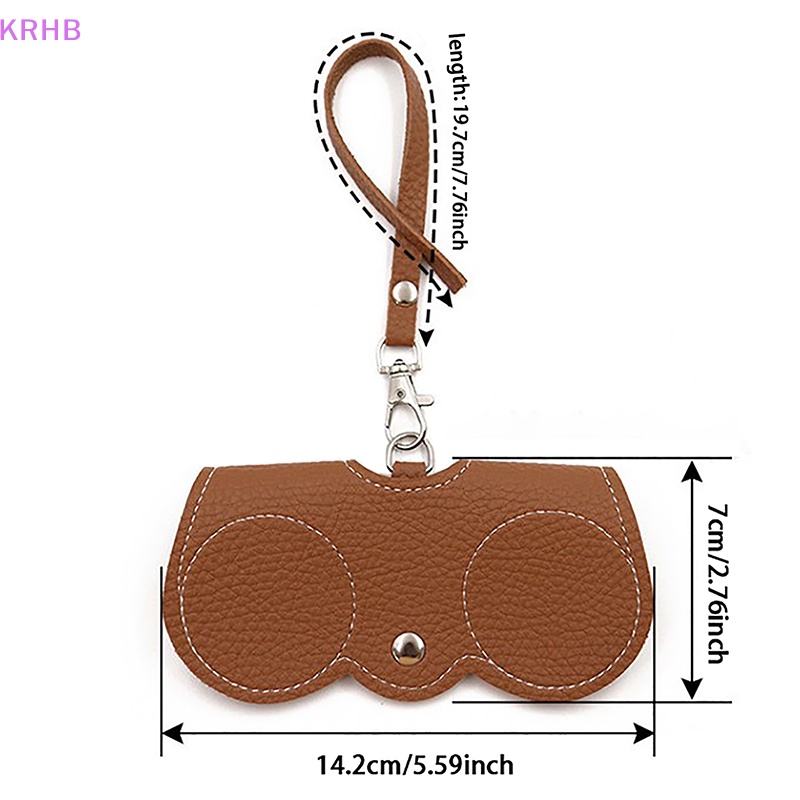 Túi Da PU Đựng Mắt Kính Đọc Sách Phong Cách Retro Mới