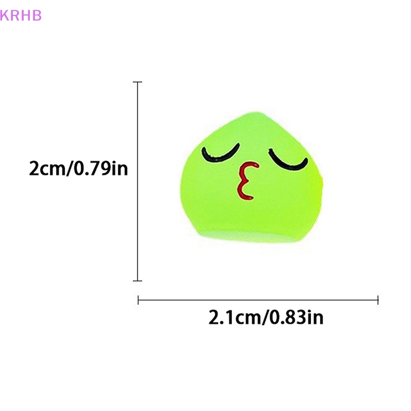 Bộ 5 Tượng Giọt Nước Nhỏ Bằng Nhựa Phát Sáng Dễ Thương Trang Trí Bảng Điều Khiển Xe Hơi / Nhà Cửa Mới