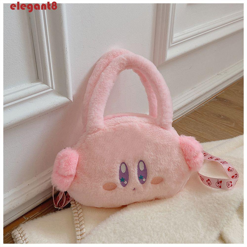 Túi Đựng Mỹ Phẩm / Tiền Xu Hình Kirby Nhồi Bông Dễ Thương