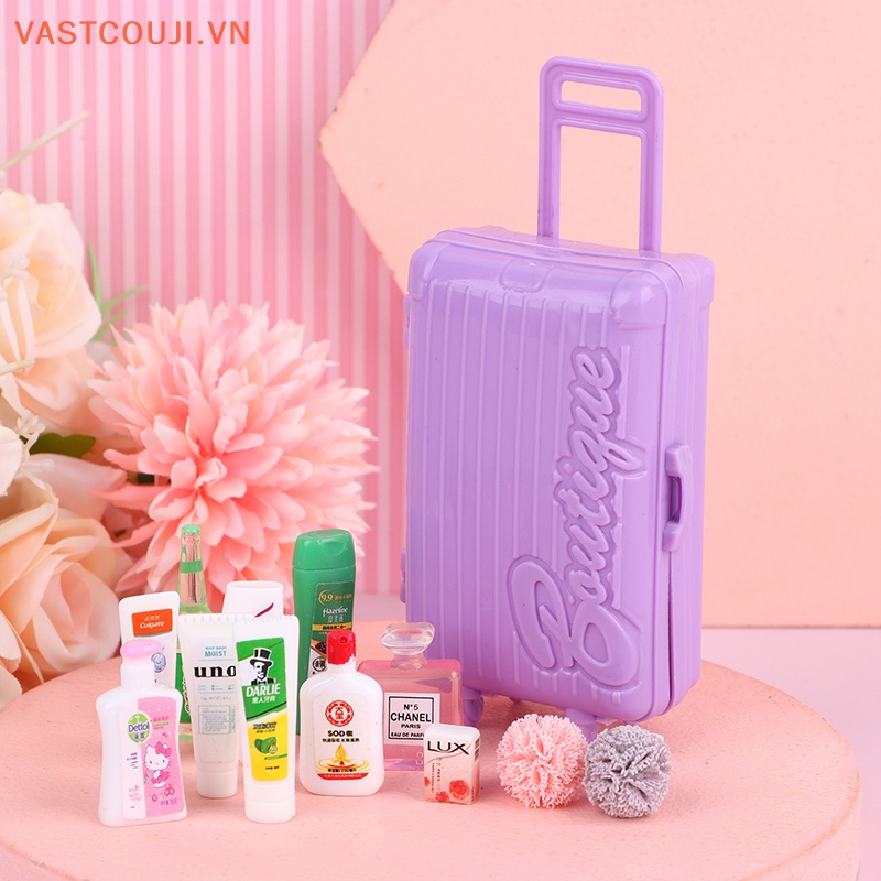 1 Bộ Đồ Dùng Nhà Tắm Tỉ Lệ 1: 12 Trang Trí Nhà Búp Bê