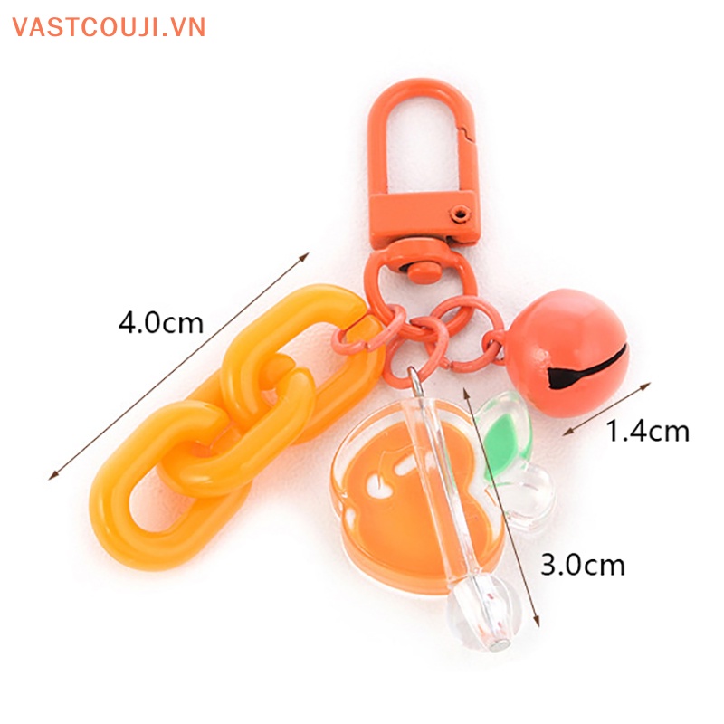 Móc Chìa Khóa Bằng Acrylic Hình Hoa Độc Đáo Phong Cách Hàn Quốc