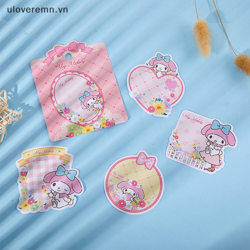 Uloveremn Giấy Dán Ghi Chú Họa Tiết Hoạt Hình Cún Cinnamon Melody Dễ Thương Cho Học Sinh