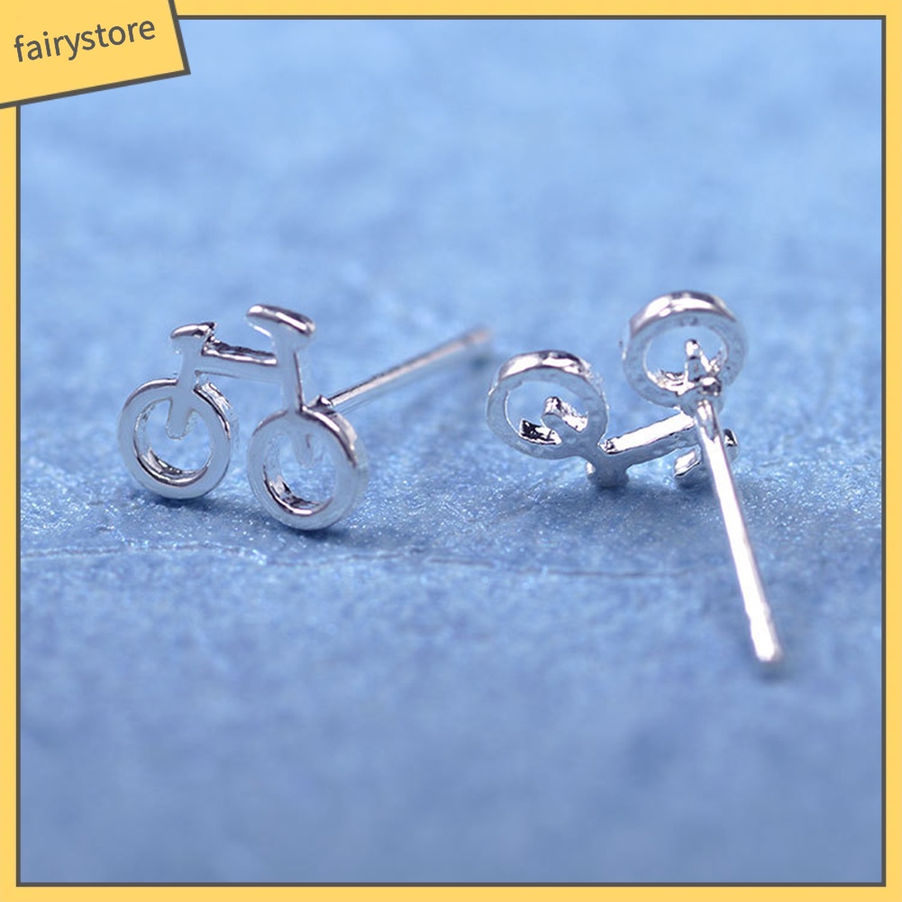 Bông Tai Hình Chiếc Xe Đạp Mini Dễ Thương Thời Trang Cho Nữ