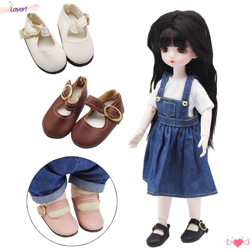 Giày Bốt Martin Thời Trang Chất Lượng Cao Cho Búp Bê LAYOR1 15cm