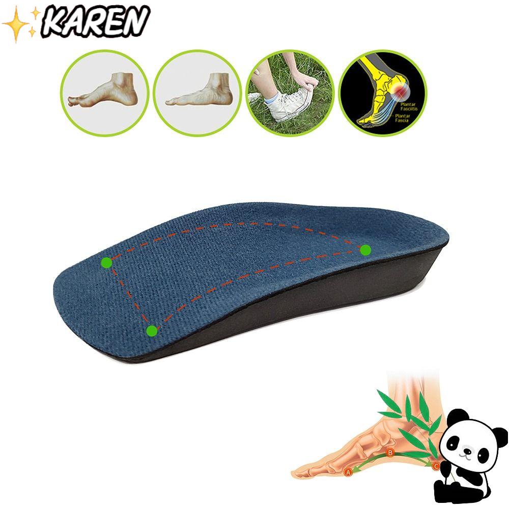 Set 2 Cặp Đệm Lót Giày Hấp Thụ Sốc Thích Hợp Chạy Bộ Ngoài Trời