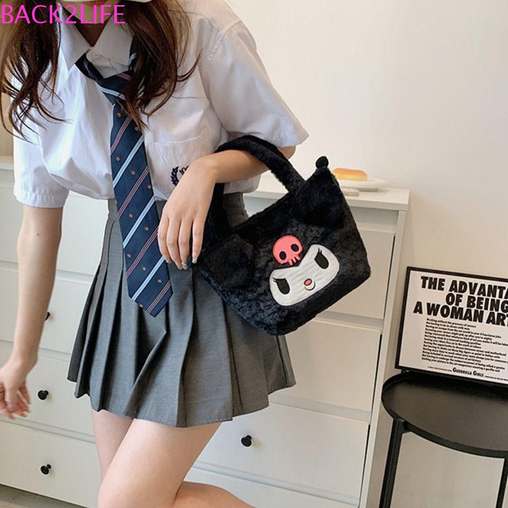 Túi Đựng Đồ Trang Điểm Nhỏ In Hình Kuromi 2life Dễ Thương Cho Bé Gái