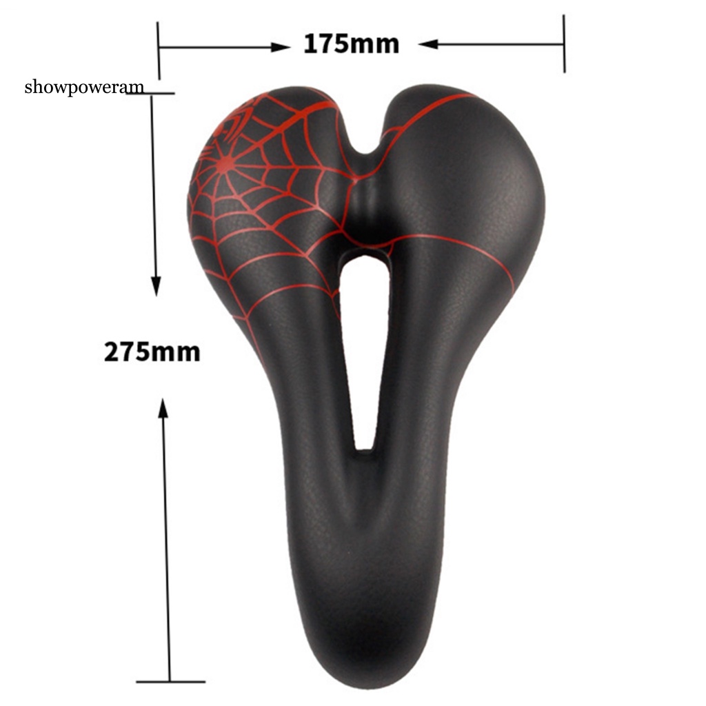 Yên Xe Đạp Leo Núi SPM Họa Tiết Lưới Nhện Rỗng Chống Sốc