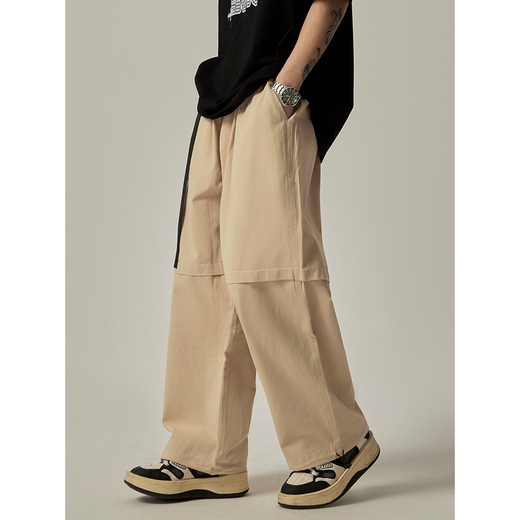 Quần Dài Ống Rộng Phong Cách Retro Thời Trang Cho Nam