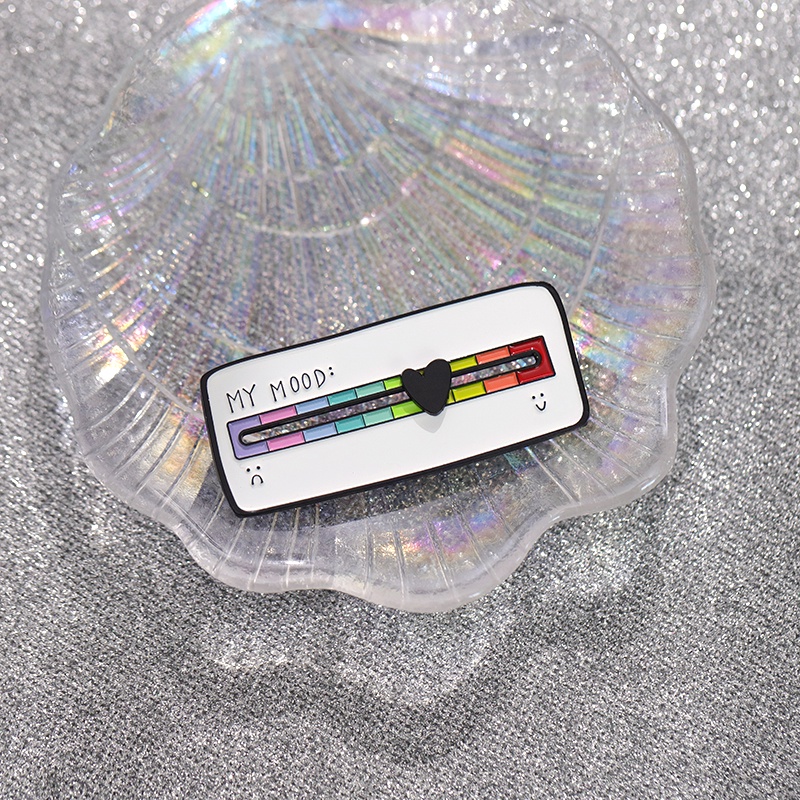 Ghim Cài Ba Lô Tráng Men Hình Tâm Trạng Vui Nhộn Tùy Chọn Cho Bạn Bè