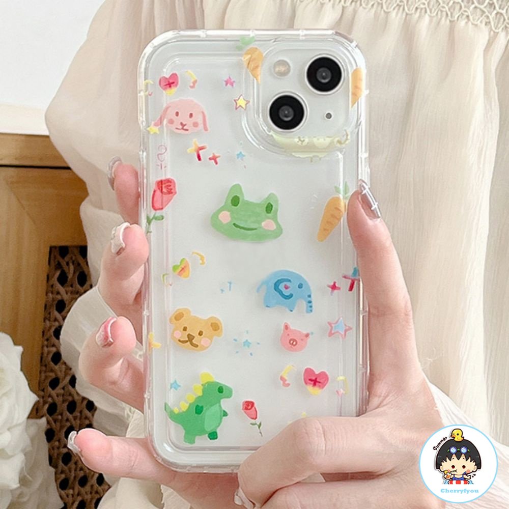 Ốp Điện Thoại TPU Mềm Chống Sốc Họa Tiết Hoạt Hình Graffiti Cho IPhone 11 14 13 12 Pro Max XS XR 7 8 Plus