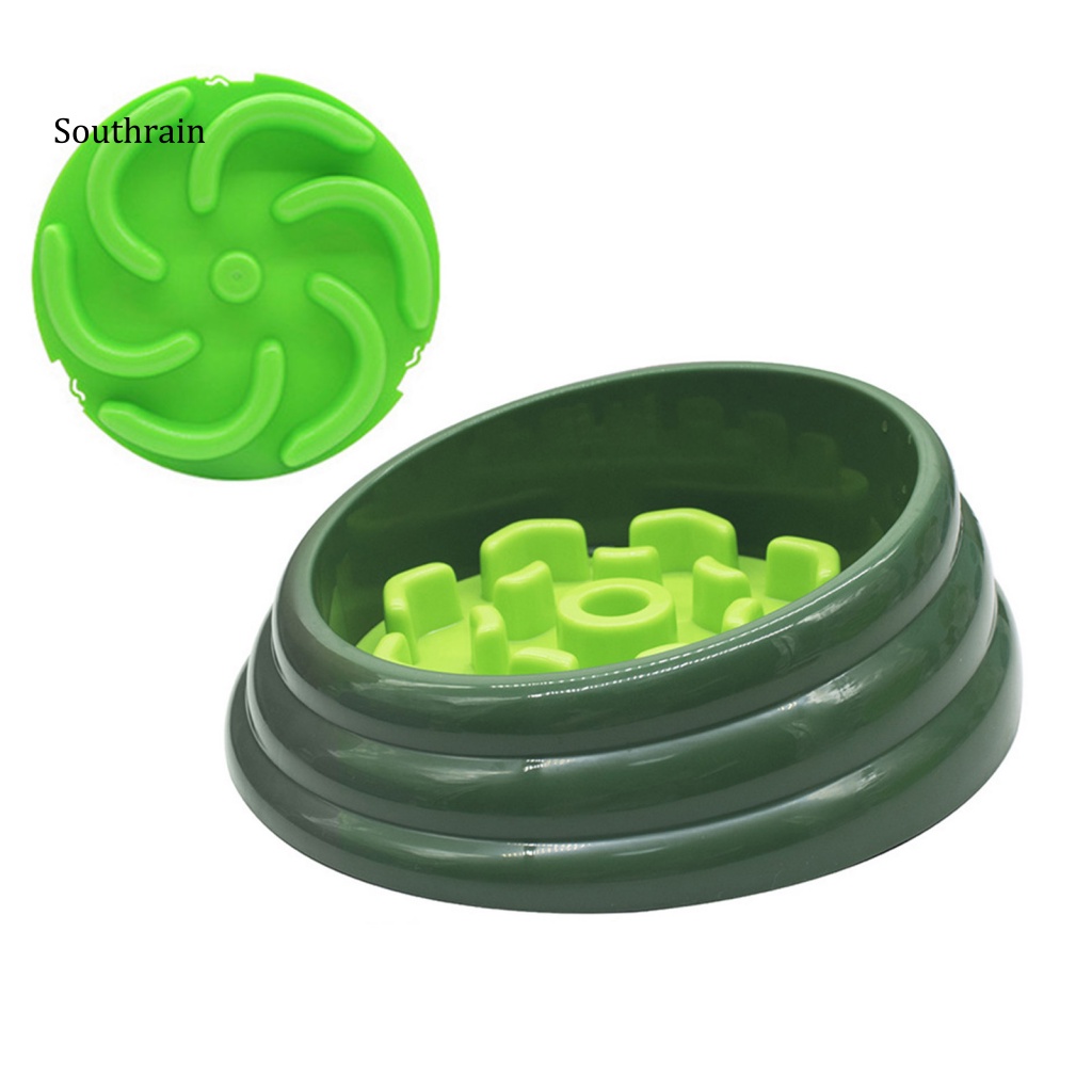 Dụng Cụ Đựng Thức Ăn Chậm Chống Trượt Bảo Vệ Cổ Cho Thú Cưng