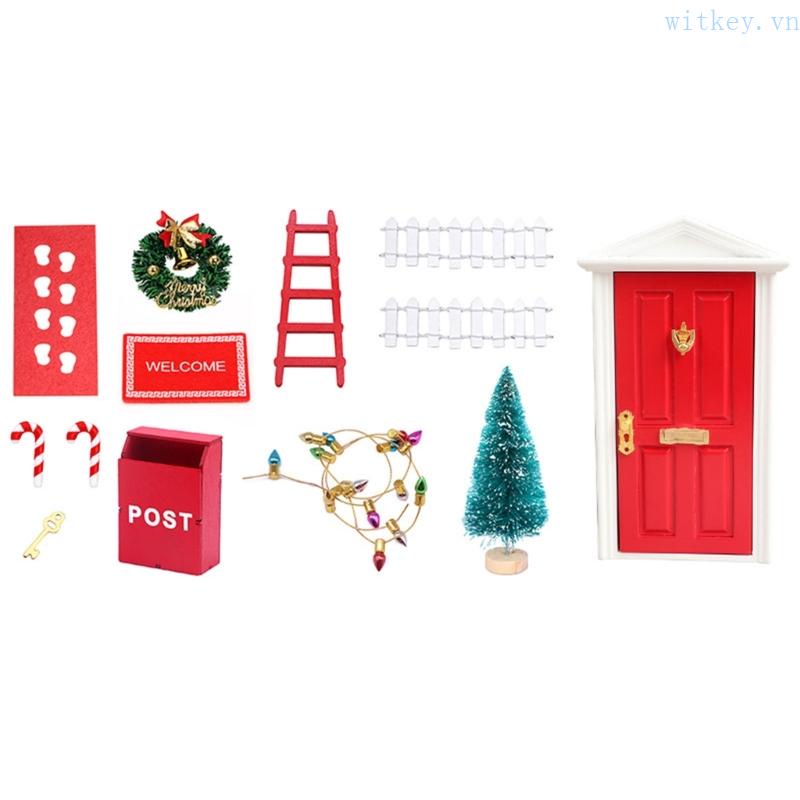 Mô Hình Nội Thất Mini Phong Cách Giáng Sinh Dành Cho Nhà Búp Bê