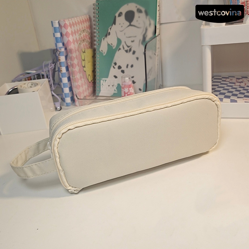 [WSTN] [WSTN]✎Túi Đựng Bút Nhiều Ngăn Sức Chứa Lớn Có Khóa Kéo Mạnh Mẽ Chống Thấm Nước Có Tay Cầm Dành Cho