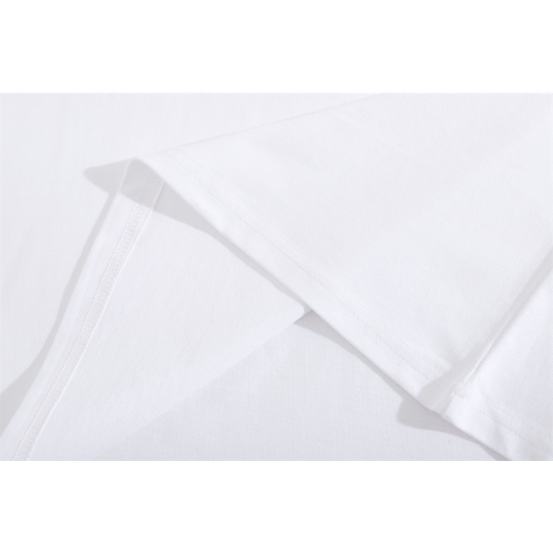 G &amp; CI Áo Thun Tay Ngắn Thêu Chỉ Vàng jacquard Giản Dị